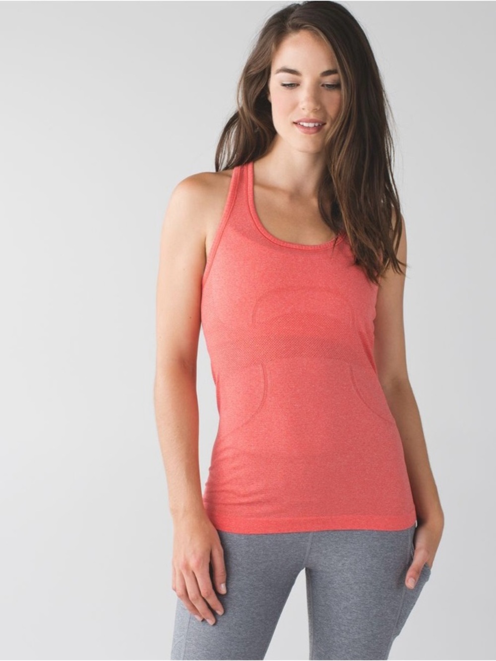 lululemon athletica Coral Seamless Scoop Neck Tank